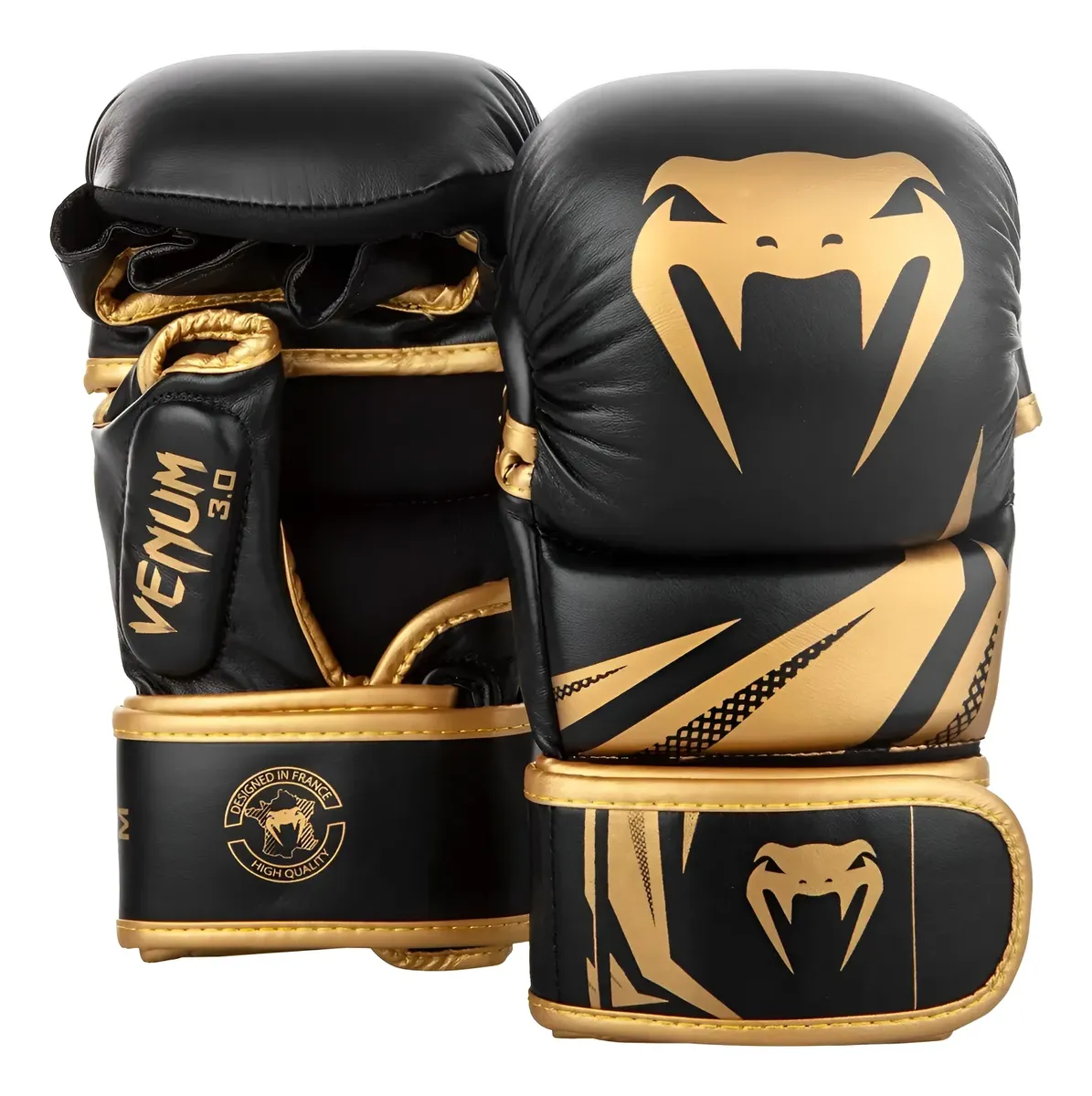 VENUM MMA GLOVES SPARRING CHALLENGER 3.0 BLACK/GOLD
